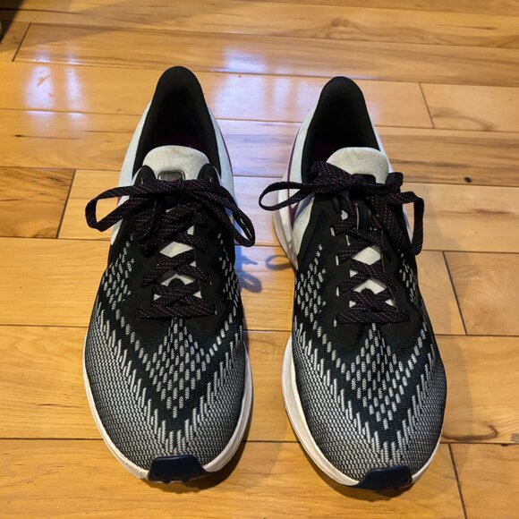 Nike Women's Zoom Winflo 6 Running Shoes Size 10.5 White/Black/Purple - Picture 6 of 7